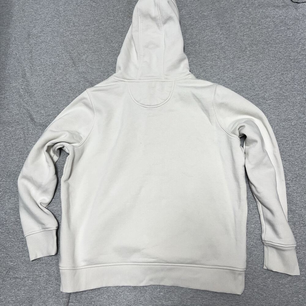 Carhartt Women’s Midweight Hoodie Sweatshirt Floral Patch Beige Relaxed XL - Picture 6 of 6